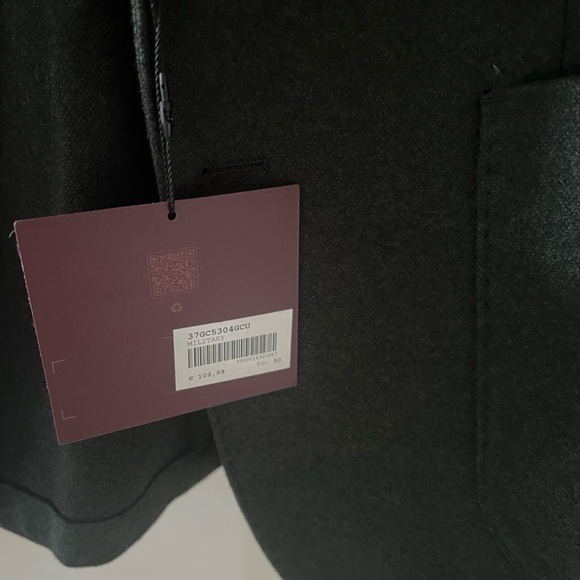 Doppelgänger Italy  men’s coat blazer military green IT40 made in Italy - Picture 2 of 4